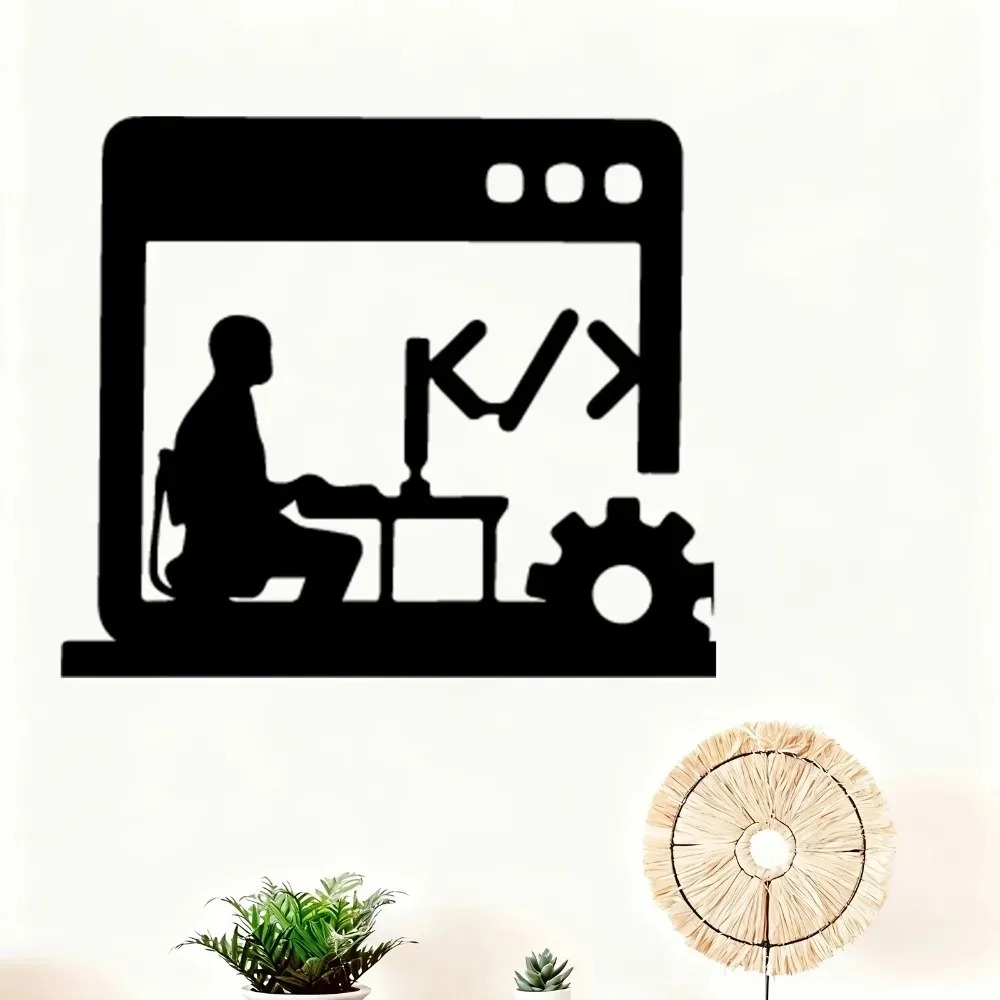 Office Tech Software - Yazılım Geliştiricisi Duvar Sanatı, Alüminyum Metal