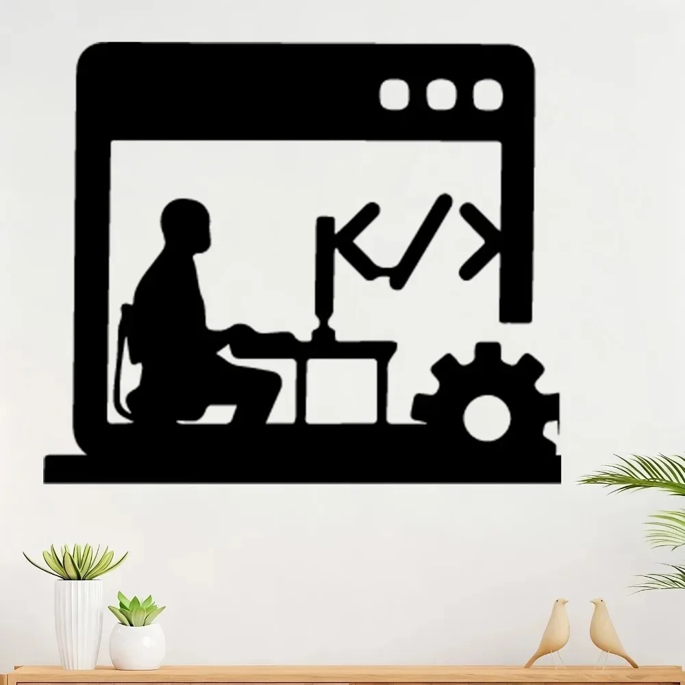 Office Tech Software - Yazılım Geliştiricileri İçin Metal Duvar Sanatı,