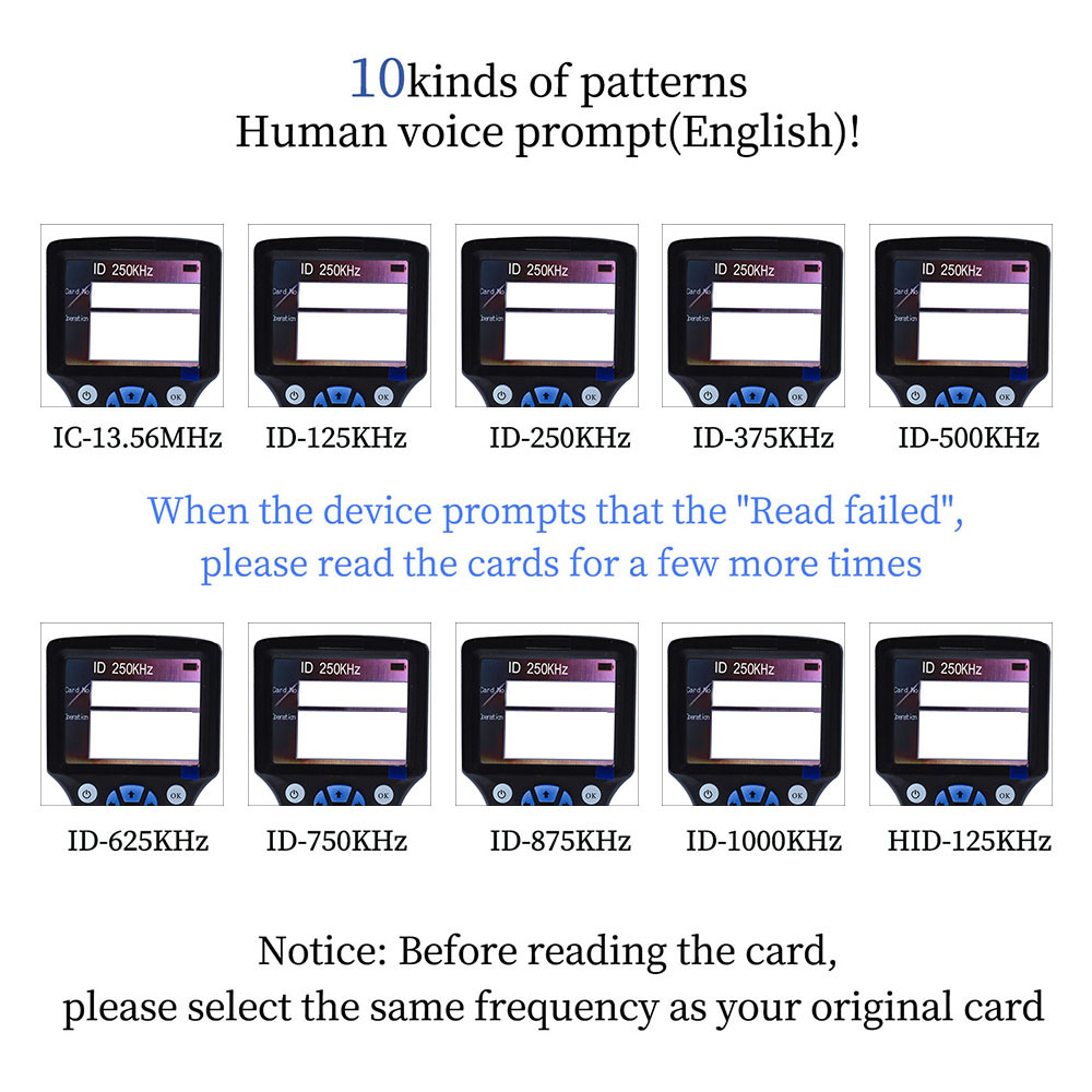 El Tipi 10 Frekanslı RFID NFC  - Smart Card Reader incelemesi ve fiyatı