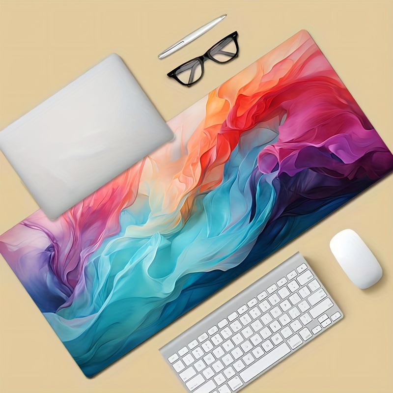 Büyük Soyut Renkli Mouse Pad T - Office Tech Decor incelemesi ve fiyatı