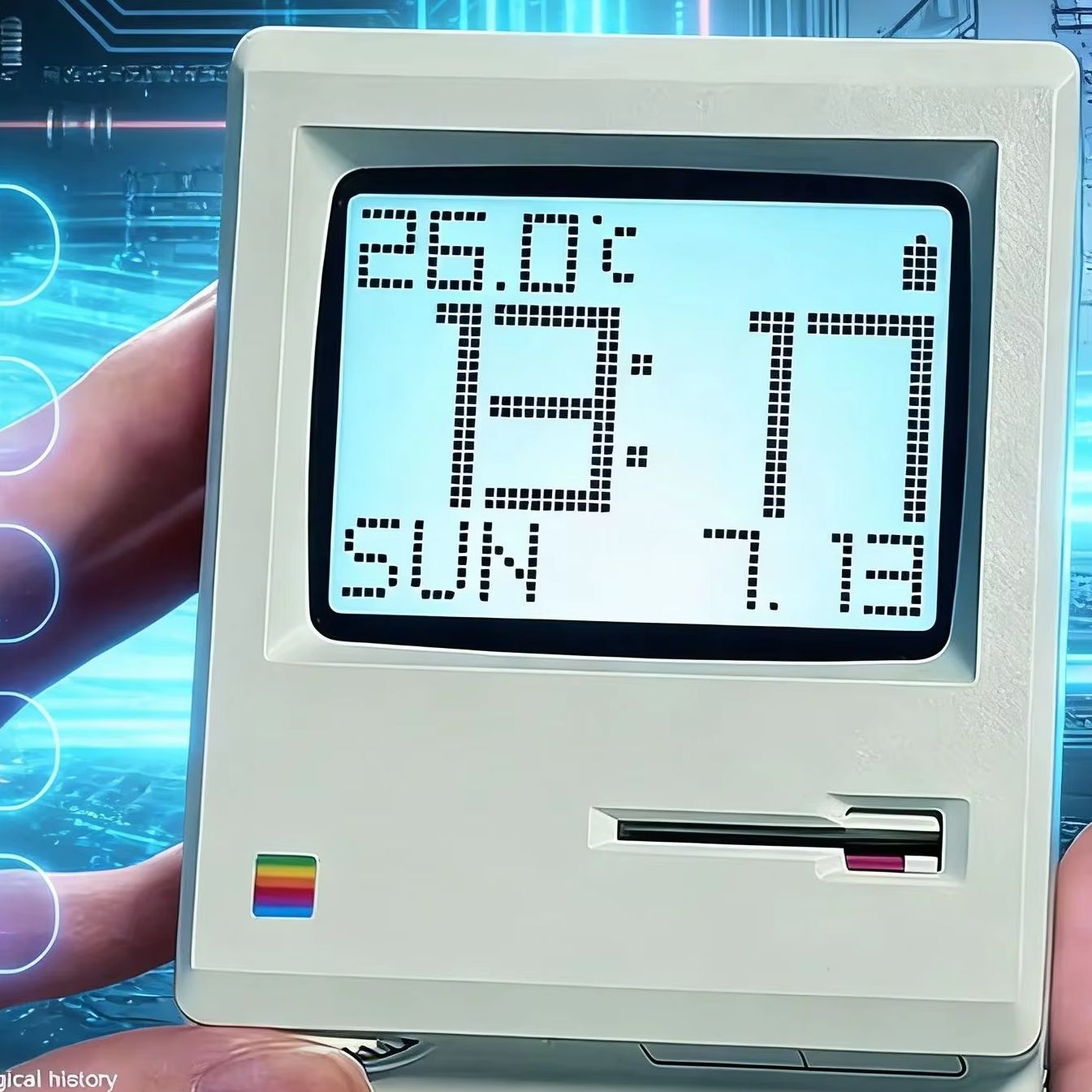 Retro Nostaljik Maclock Çalar  - Office Tech Decor incelemesi ve fiyatı